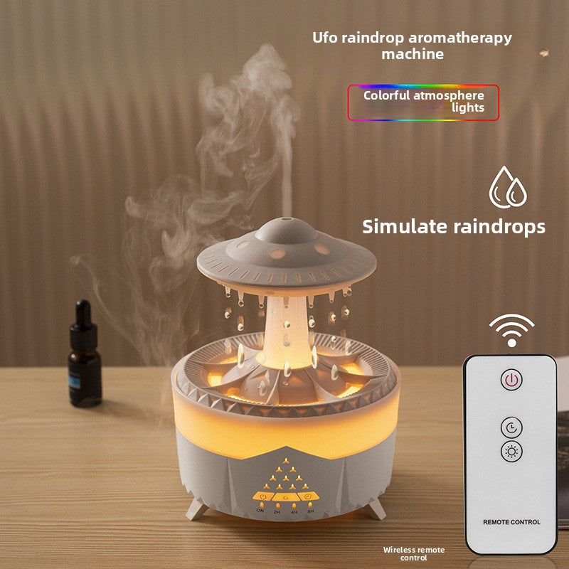 Cloud Raindrop Humidifier with Aromatherapy Function