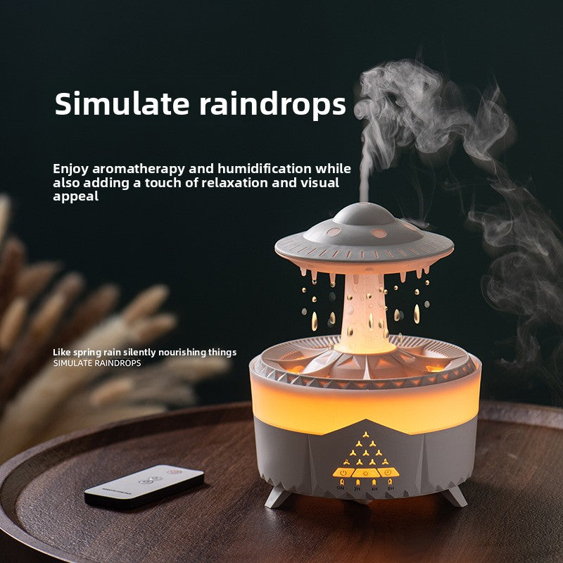 Cloud Raindrop Humidifier with Aromatherapy Function
